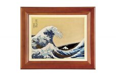 輪島塗　漆芸額（富嶽三十六景神奈川沖浪裏蒔絵）