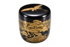 輪島塗　大棗（蓬莱蒔絵）