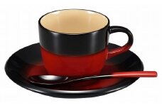 輪島塗　コーヒーカップ（曙、黒）