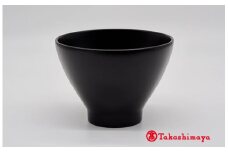 輪島漆器〈輪島キリモト〉すぎ椀・中（黒） [高島屋選定品]
