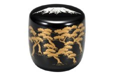 輪島塗　棗（富士山蒔絵）