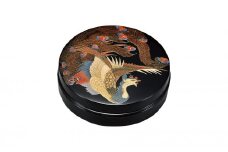 輪島塗　香合（若冲　鳳凰）