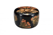 輪島塗　平棗（花扇）
