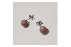 輪島うるし塗　ピアス（ニュアンスカラー）　さくら