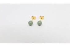 輪島でうまれた うるしのピアス　しんめ（薄緑）