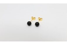 輪島でうまれた うるしのピアス　しっこく（黒）