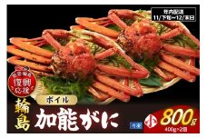 【先行予約】加能ガニ（雄ズワイガニ、冷凍）（小×2）【2025年11月下旬-12月末日にお届け】