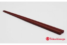 輪島漆器〈輪島キリモト〉蒔地四方箸（赤口朱） [高島屋選定品]