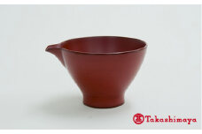 輪島漆器〈輪島キリモト〉片口すぎ型・中（本朱） [高島屋選定品]