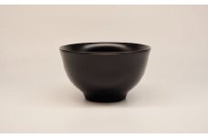 輪島漆器〈輪島キリモト〉端反椀・大・（黒） [高島屋選定品]