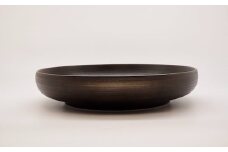 輪島漆器〈輪島キリモト〉千すじ小福皿・大（ねず） [高島屋選定品]