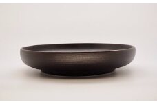 輪島漆器〈輪島キリモト〉千すじ小福皿・大（ベンガラ） [高島屋選定品]