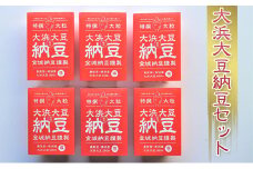 [№5984-0110]大浜大豆納豆セット