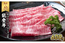 [№5984-0324]能登牛（A4～A5）肩ロースしゃぶしゃぶ用600g 牛肉 牛