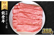 [№5984-0328]能登牛（A4～A5）特選しゃぶしゃぶ用300g 牛肉 牛