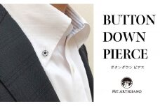 ボタンダウンピアス Sports サッカー  白蝶貝 漆 蒔絵 ドレスピアス ピンブローチ タイタック アクセサリー  伝統工芸 工芸品 国産 日本製 うるしアート 復興 震災 コロナ 能登半島地震復興支援 北陸新幹線 F6P-0351 クラウドファンディング 実施中 GCF