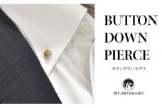 ボタンダウンピアス Skull B  ドクロ 白蝶貝 漆 蒔絵 ドレスピアス ピンブローチ タイタック アクセサリー  伝統工芸 工芸品 国産 日本製 うるしアート 復興 震災 コロナ 能登半島地震復興支援 北陸新幹線 F6P-0376 クラウドファンディング 実施中 GCF