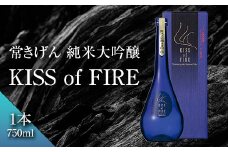 常きげん 純米大吟醸 KISS of FIRE 750ml 箱入り 国産 日本酒 純米 大吟醸 ご当地 地酒 酒 アルコール 鹿野酒造 贈答 贈り物 ギフト F6P-0523 クラウドファンディング 実施中 GCF