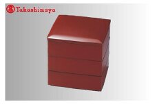 〈北市漆器店〉手塗うるし5.0寸 三段重（朱）【高島屋選定品】[58C0451] F6P-1592 クラウドファンディング 実施中 GCF