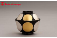 〈山中漆器〉辻　石斎　北大路魯山人写し　一閑張　日月椀（じつげつわん）【高島屋選定品】 F6P-1636 クラウドファンディング 実施中 GCF
