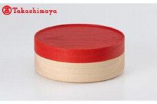 〈畑漆器店〉SOJI hako Ｌ red　キャニスター1段【高島屋選定品】 小物入れ 重箱 お弁当箱 F6P-1647 クラウドファンディング 実施中 GCF