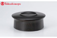 〈畑漆器店〉ごはんびつ 黒拭漆（飯ベラ付）【高島屋選定品】 おひつ しゃもじ F6P-1650 クラウドファンディング 実施中 GCF