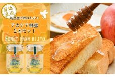 能登産天然はちみつ『アカシア蜂蜜２本』セット