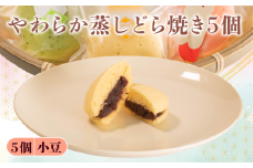 蒸し どら焼き 5個 つぶあん 菓子 お菓子 和菓子  母の日 父の日 お中元 お土産 手土産 蒸しどら 詰め合わせ 手作り こだわり 食材 小豆 粒あん どらやき スイーツ おやつ デザート 和スイーツ ふんわり しっとり 柔らか 石川県 能登 羽咋