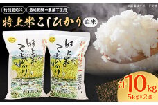 六星　特上米こしひかり白米　10kg(5kg袋×2)【1035405】