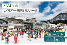 SAM白山　共通シーズン券_ 石川県 白山市 観光 体験 スキー場 スキー シーズン券 チケット 利用券 スノボ スノーボード ウィンタースポーツ 【1250040】