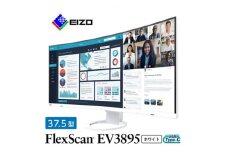 EIZO 37.5型 曲面ウルトラワイドモニター FlexScan EV3895 ホワイト_ 液晶 液晶モニター モニター パソコン pcモニター ゲーミングモニター USB Type-C 【1254730】