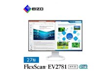EIZO USB Type-C搭載27型液晶モニター FlexScan EV2781 ホワイト_ 液晶 モニター パソコン pcモニター ゲーミングモニター USB Type-C 【1308108】
