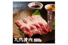 天然ジビエ＜猪肉200g＞焼肉セット!老舗ジビエ旅館の料理人が手作りする無添加仕込み焼肉用たれ2種付【1262650】