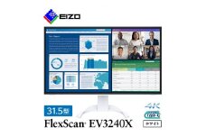 EIZOの31.5型4K液晶モニター FlexScan EV3240X ホワイト_ 液晶 モニター パソコン pcモニター ゲーミングモニター USB Type-C 【1402136】