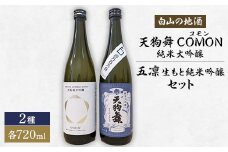 ＜白山の地酒＞天狗舞　COMON純米大吟醸と五凛生もと純米吟醸セット【1412295】