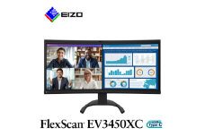 EIZO 34.1型ウルトラワイド曲面モニター FlexScan EV3450XC ブラック【1512944】