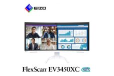 EIZO 34.1型ウルトラワイド曲面モニター FlexScan EV3450XC ホワイト【1512947】