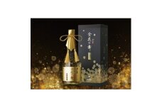 ＜白山の地酒＞純金箔舞う煌めく純米大吟醸酒　「萬歳楽　金花の舞　純米大吟醸」　【1559375】