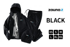 [№5784-7286]zauna suit / ザウナスーツ　BLACK　ブラック　着るサウナ【XS】