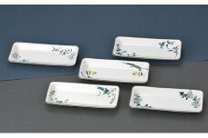 [№5784-1204]8号皿揃　五草絵変わり
