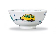 [№5784-1222]プチ飯碗　はたらく車
