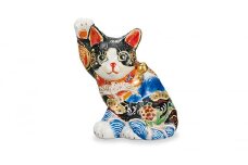 [№5784-1245]5.5号横座招猫　縁起尽し