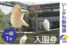 [№5784-1406]チケット いしかわ動物園入園券（一般）石川県 能美市