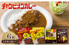 チャンピオンカレー レトルトカレー4種(計6個)セット【1205479】