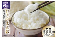 【6回 米 定期便】【令和6年産】米 ひゃくまん穀 10kg ×6回 総計 60kg  [トミヨの里 石川県 志賀町 CB4029] お米 ひゃくまんごく うるち米 おこめ こめ コメ 精米 白米 ご飯 ごはん ゴハン
