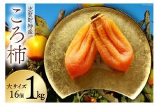 高級『ころ柿』16個入り【数量・期間限定】 [しんめい 石川県 志賀町 AE4131] 果物 くだもの ほし柿 柿 ころ柿 期間限定 季節限定 数量限定 石川県産