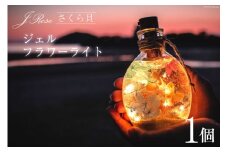 さくら貝Jroseジェルフラワーライト（１個） [Salon nico 石川県 志賀町 BU4003] インテリア 桜貝 さくら貝 フラワーライト
