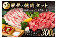 【てらおかの能登牛】わさびで食べる能登の焼肉セット プレミアム(150g×2) [てらおか風舎（寺岡畜産株式会社） 石川県 志賀町 AA4242] 肉 牛肉 能登牛 焼肉セット 300グラム