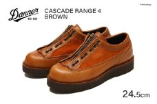 DANNER 紳士靴 カスケードレンジ4 ブラウン【24.5cm】 / STUMPTOWN渋谷店 / 石川県 志賀町 [CG4028-1] / 靴 シューズ 革靴 男性用 メンズ用 レザーシューズ 茶色