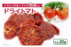 無添加 ドライトマト 大玉 計20g 国産 トマト [モアショップヤマモト 石川県 宝達志水町 38600541] とまと 野菜 無塩 おやつ おつまみ